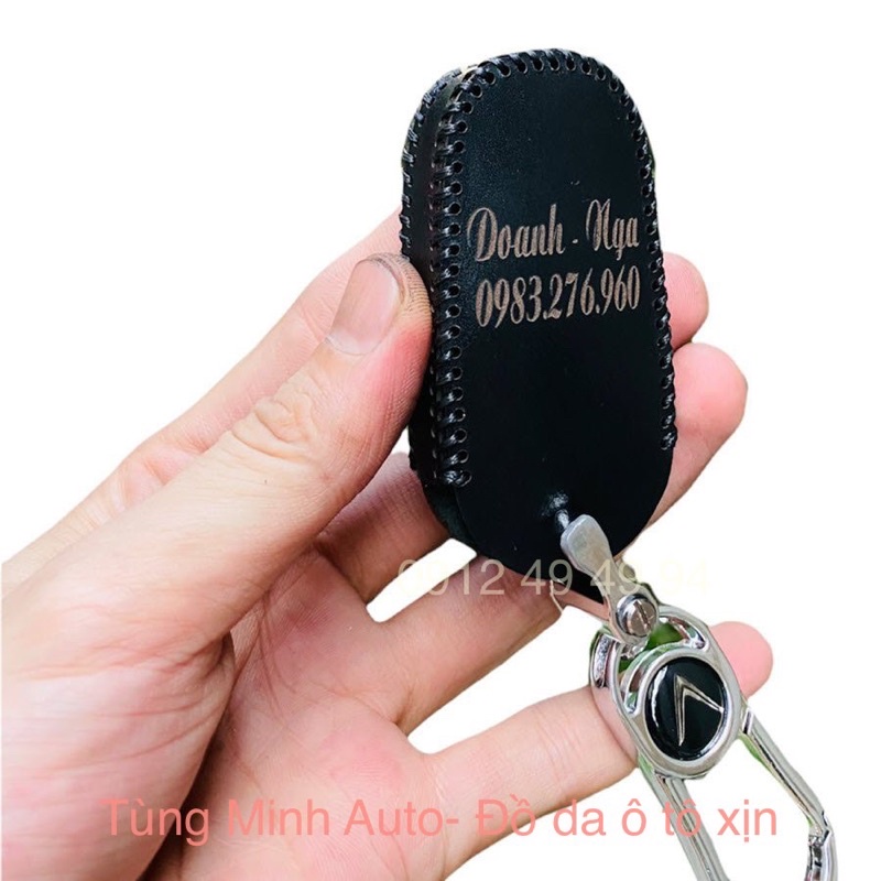 Bao da chìa khoá Vinfast Fadil bản độ lên star - top da thật 100%