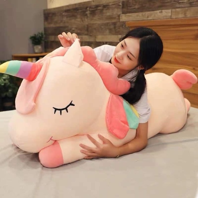 GỐI ÔM GẤU BÔNG CHO BÉ NGỰA PONY (SIZE 100CM)