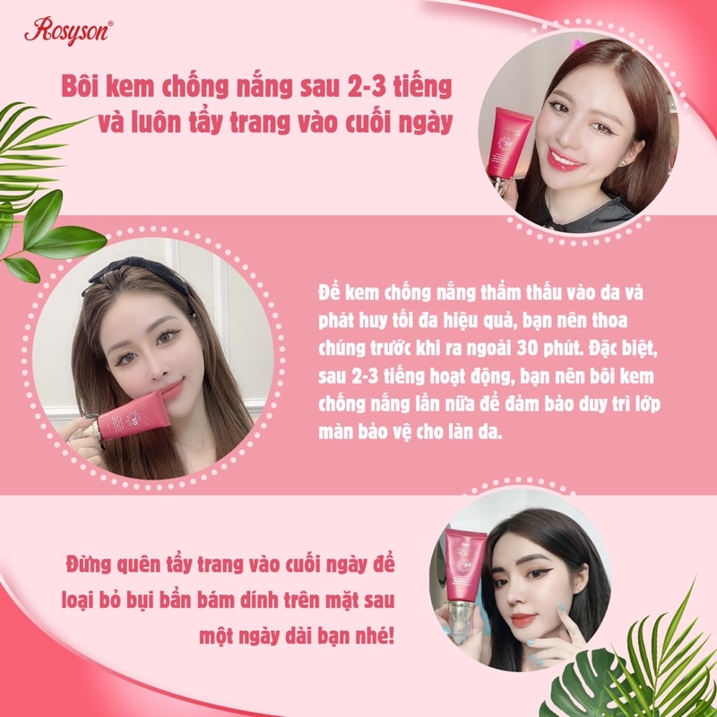 NẮNG #Ư!#BẠN #ĐỪNG #LO ĐÃ CÓ KEM CHỐNG NẮNG ROSY