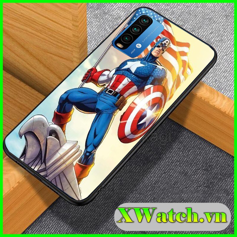 Ốp lưng phủ bóng Xiaomi Mi 11 lite Poco M3 / Poco x3 NFC K40 / K40 pro Redmi note 10 / Note 10 pro họa tiết Avengers