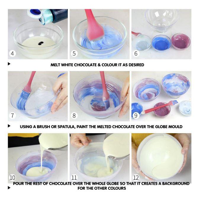 Khuôn Làm Bánh Hình Bóng Bi Bằng Nhựa