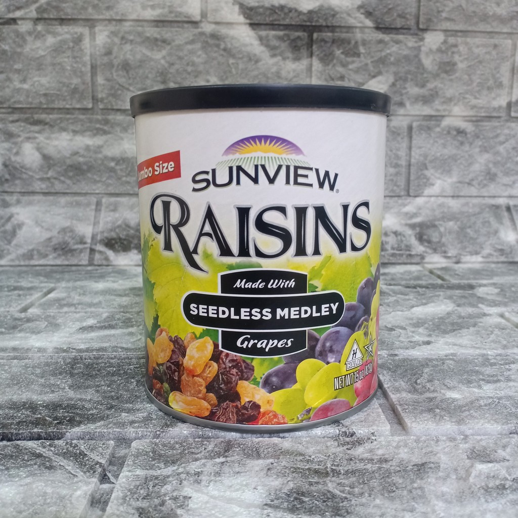 Nho Khô Thập Cẩm Mỹ Sunview Raisins 425g (Đóng hộp VN)