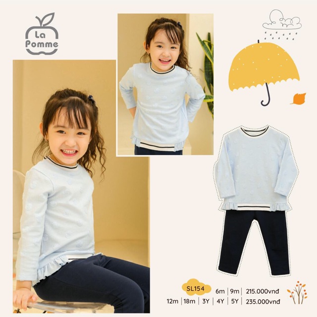 Lapome - Bộ dài tay vịt con SL154