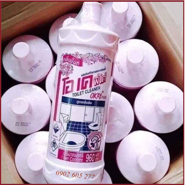 Nước tẩy toilet THÁI LAN OKAY PINK 960ml