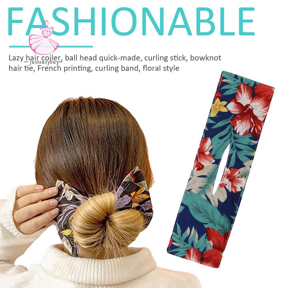 COD❀Deft Bun Fashion Hair Bands Women Summer Knotted Wire Headband Print