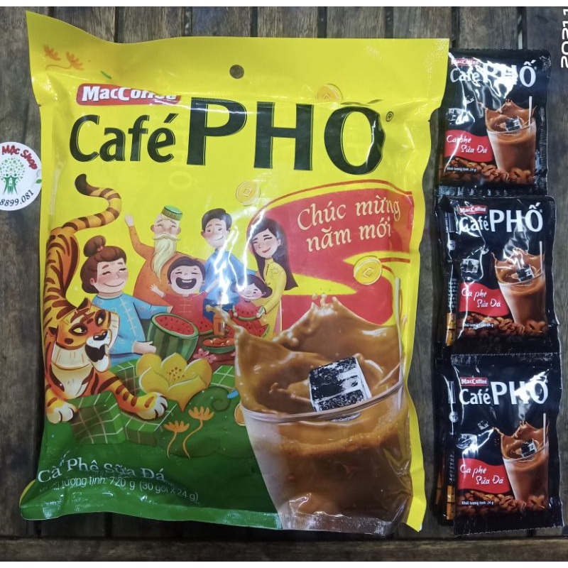 CÀ PHÊ SỮA ĐÁ MACCOFFEE - CAFE PHỐ