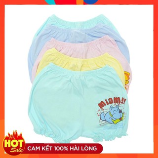 Combo 5 Quần bé gái phồng màu in Nanio