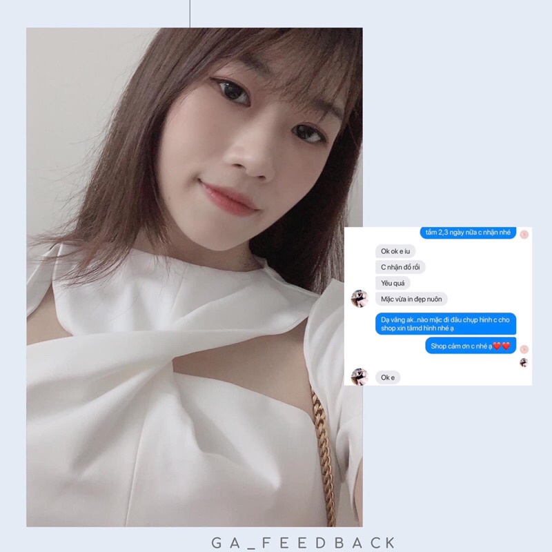 Váy đen cổ chéo hiện đại thiết kế sang cảnh đi tiệc|Naby Dress_ G.A