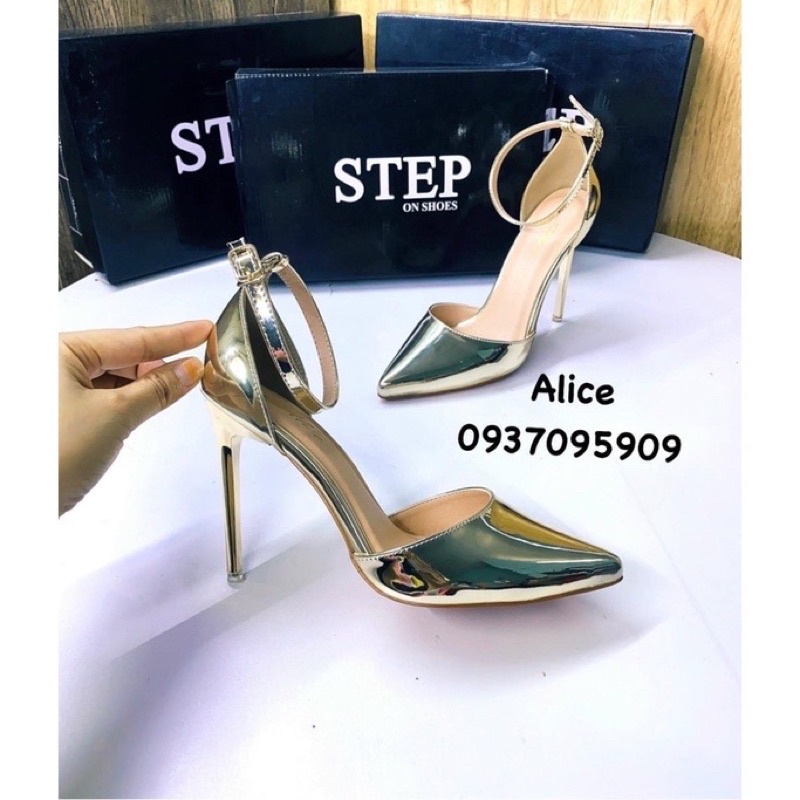 Giày Bupber Cao Gót Quai Hậu 10P- Hàng VNXK Cao Cấp - Full size 34-40