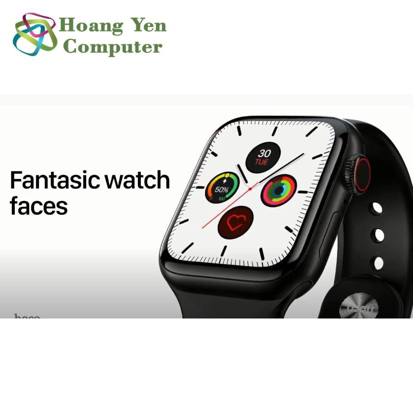 Đồng Hồ Thông Minh Smart Watch Hoco Y1 (Màn hình cảm ứng, Nghe gọi, Theo dõi sức khỏe) - BH 12 Tháng Chính Hãng