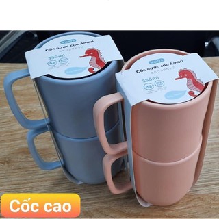 Set 2 cốc cao amori 350ml