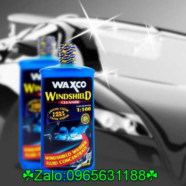 Nước rửa kính ô tô đậm đặc waxco