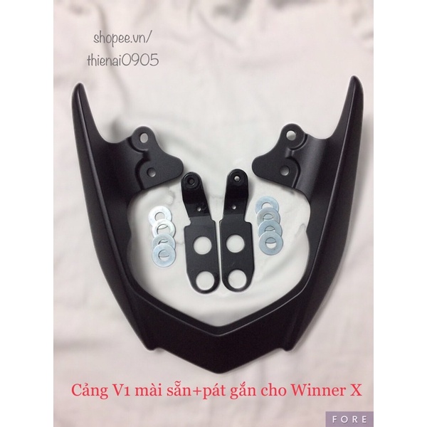 Cảng V1 chế gắn cho Winner X (mài sẵn+pát), cảng sau Winner X