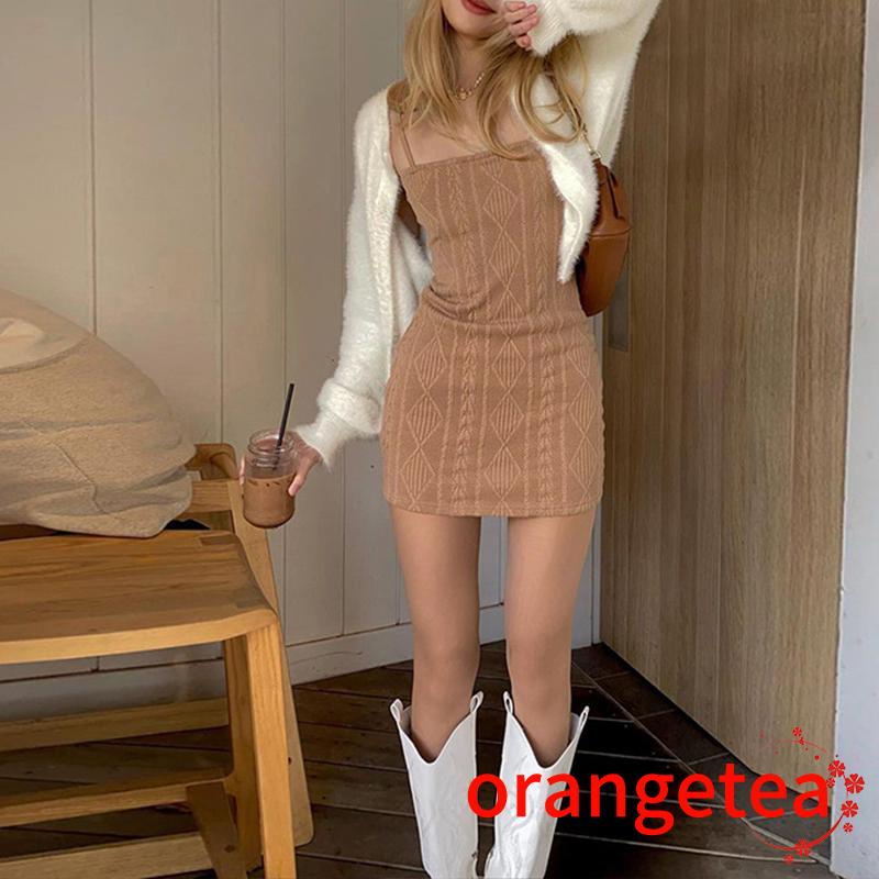 Đầm Ôm Dệt Kim Màu Sắc Thời Trang Cho Nữ