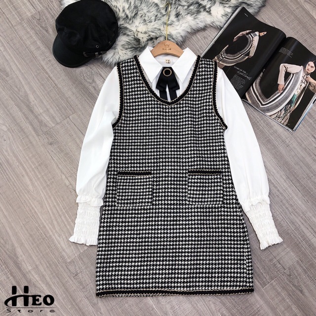 Set váy dạ mix somi