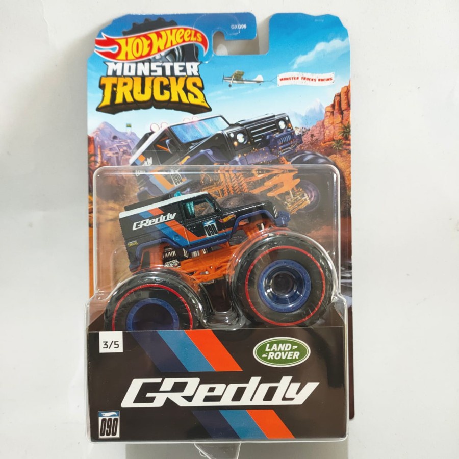 Hot Wheels Mô Hình Đồ Chơi Xe Tải Quái Vật Land Rover Defender GReddy