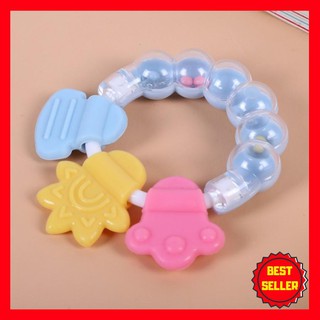 [HOT] Xúc xắc gặm nướu có dây đeo vừa làm đồ chơi vừa chống rơi