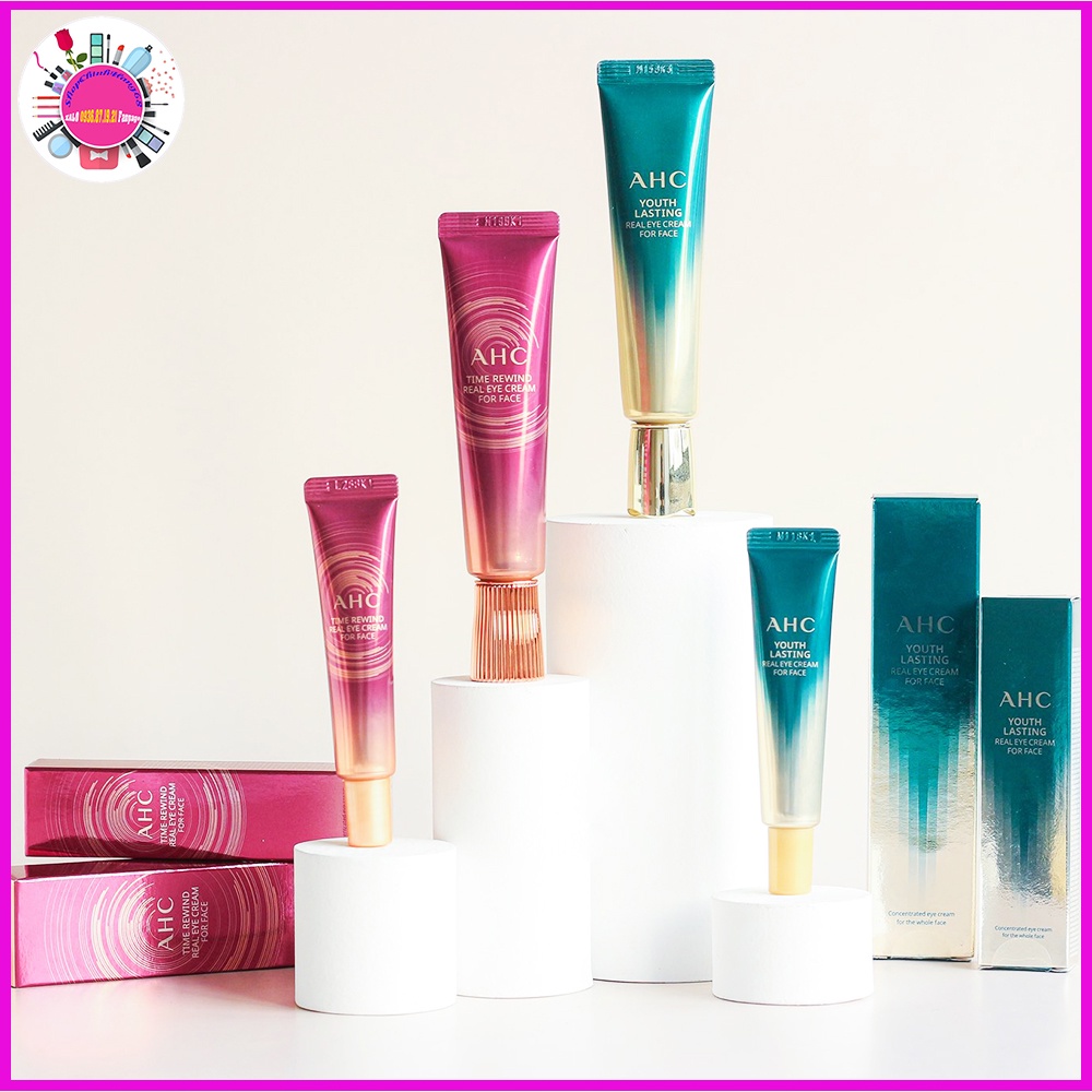 KEM DƯỠNG MẮT CHỐNG LÃO HÓA AHC AGELESS REAL EYE CREAM FOR FACE SEASON7 | BigBuy360 - bigbuy360.vn