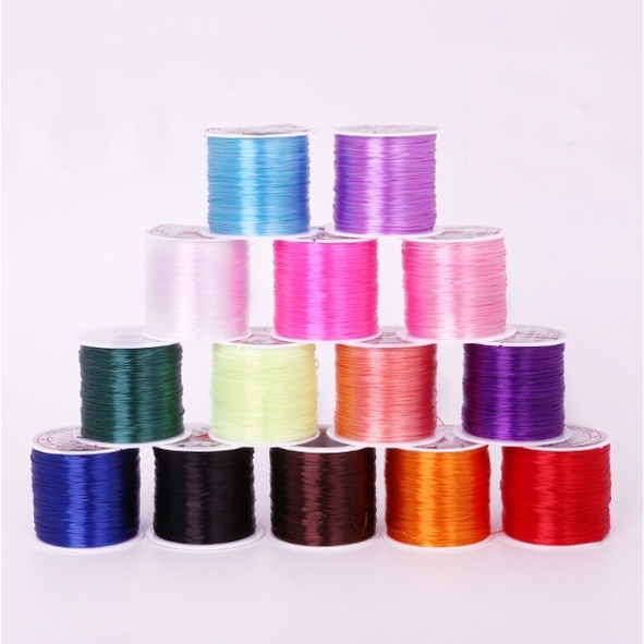 Cuộn Dây Co Giãn Dùng Làm Đồ Trang Sức 50mx0.7mm