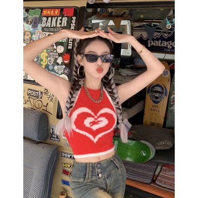 Áo hai dây Dệt Kim Co Giãn Thời Trang Hàn Quốc Dành Cho Nữ