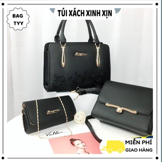 Combo bộ 3 túi xách nữ giá rẻ túi xách nữ thời trang hàng đẹp theuhoa
