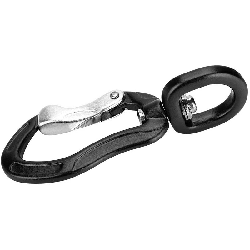 Móc khóa chữ D xoay 360 độ bằng hợp kim nhôm đa năng tiện dụng dùng cho hoạt động ngoài trời