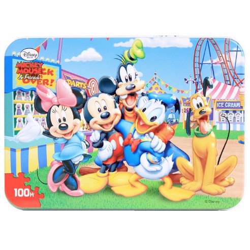 Puzzle ghép hình MICKEY 100 pcs dập nổi - Hàng cao cấp