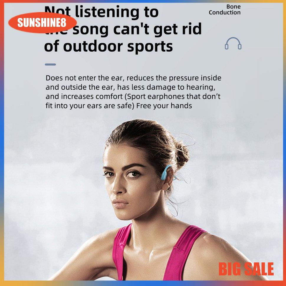 【SUN】Bone Conduction Wireless Headset BL09 In-ear Stereo Sports Ear-mounted Headset