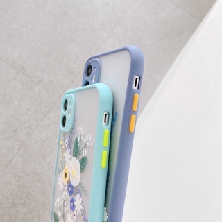 Ốp Lưng Iphone Viền Nhám Hoa Lavender