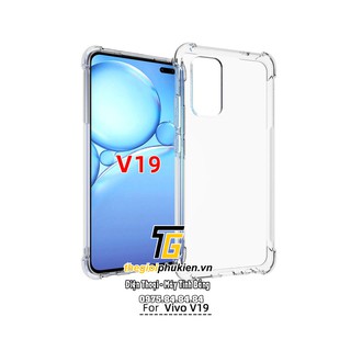 Ốp lưng silicon dẻo trong suốt chống sốc dành cho Vivo V19
