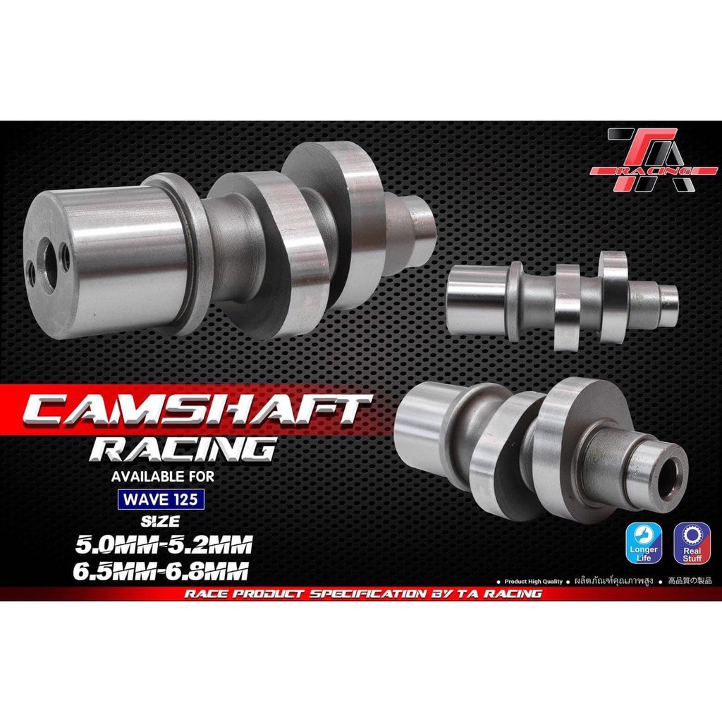 CỐT CAM WAVE 125 FU NEO 5L, 5L2, 6L5,6L8 chính hãng TA Racing