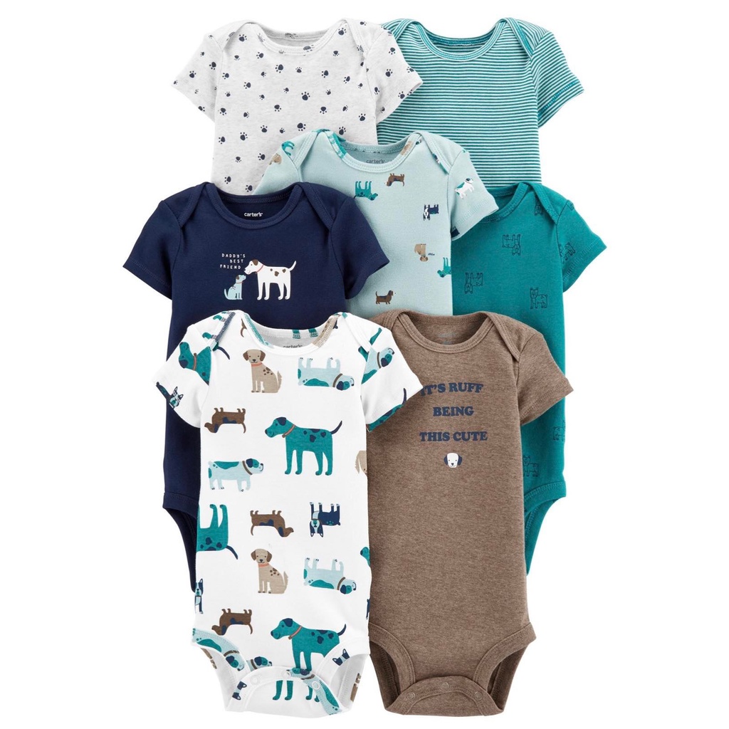 SET 5 BODY NGẮN TAY BÉ TRAICARTER ( GIAO NGẪU NHIÊN)