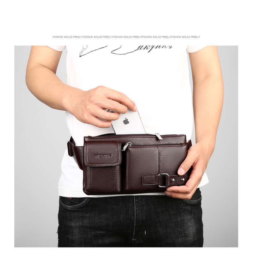 Men's Cross-body Bags Fashion Casual Leather Bags Day 01