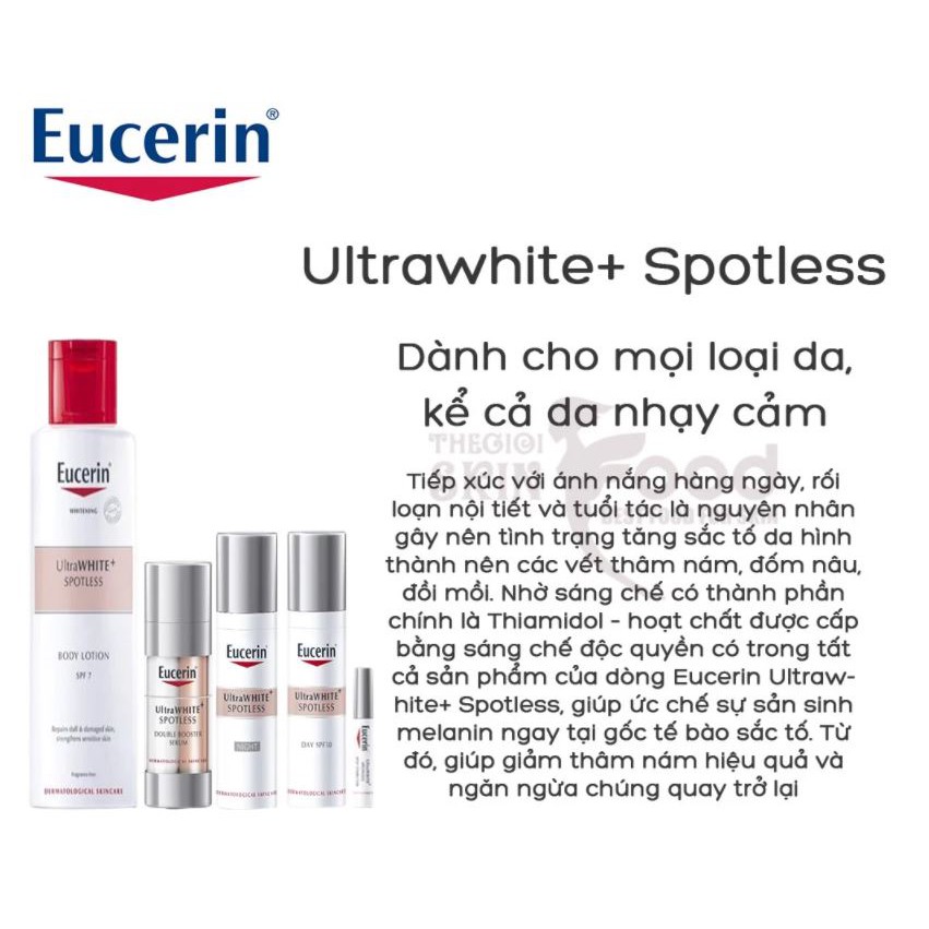 Kem Dưỡng Sáng Da, Mờ Thâm Nám Ban Ngày Và Đêm Eucerin Spotless 50ml