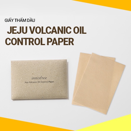 Giấy thấm dầu Innisfree Jeju Volcanic Oil Control Paper - NiNiShop