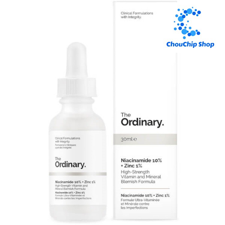 Serum cho da mụn, giảm thâm, cân bằng nhờn The Ordinary Niacinamide 10% + Zinc 1% | BigBuy360 - bigbuy360.vn