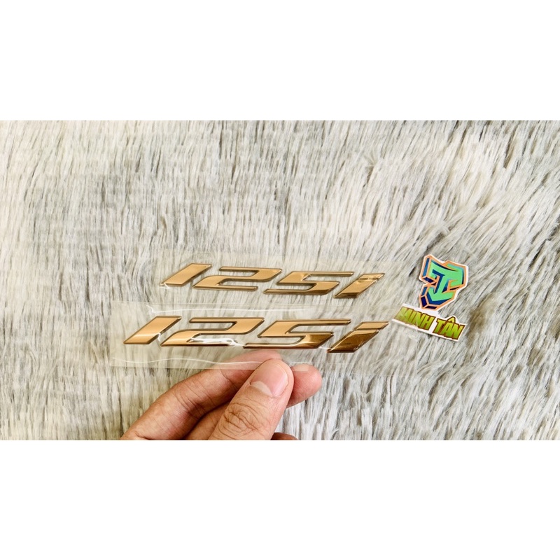 Tem zin 125i số nổi, hàng zin cao cấp sắc nét