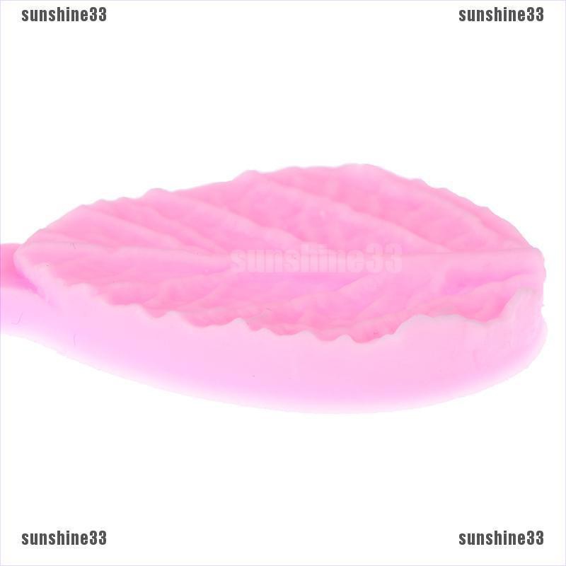 Khuôn silicone làm bánh hình 2 chiếc lá DIY