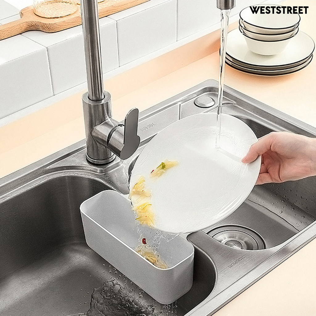 Giá Đỡ Đựng Mút Rửa Chén Ráo Nước Đa Năng Không Cần Đục Lỗ Cho Nhà Bếp