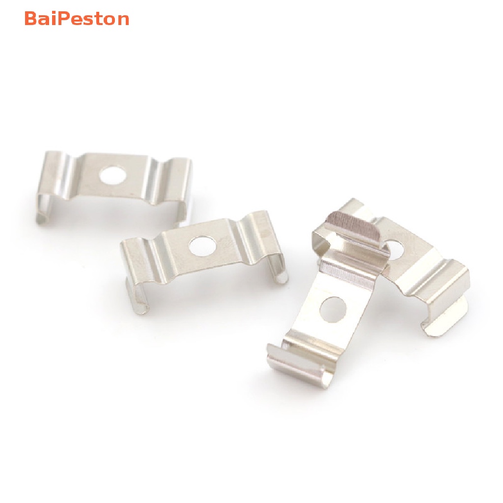 Set 4 Giá Đỡ Đèn Ống Huỳnh Quang T5 Màu Bạc