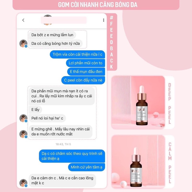 [Chính Hãng] Reni Premium Deep Peel Serum - Hoạt chất dưỡng chuyên sâu tẩy tế bào chết cho da Reni