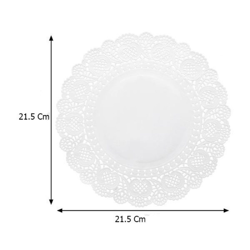 GIẤY THẤM DẦU VIỀN HOA