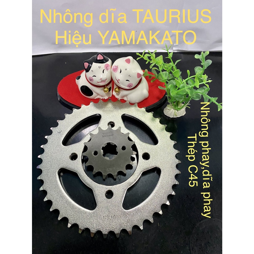 Bộ Yamakato dĩa, xích (sên), nhông phay Yamaha Taurus