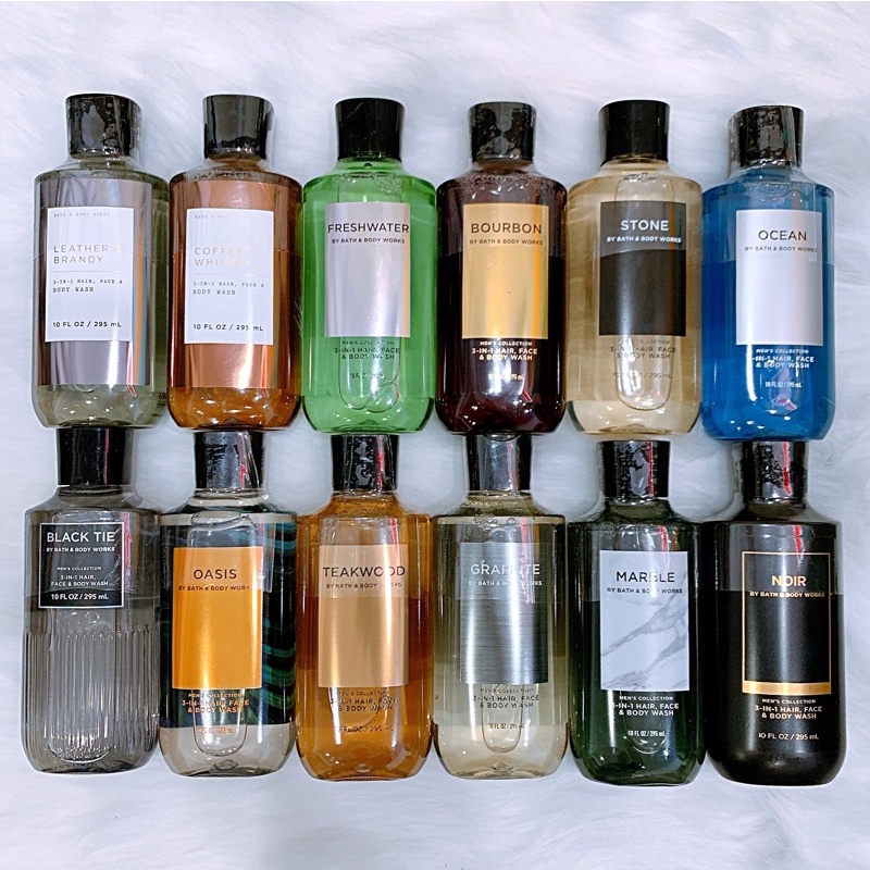 sữa tắm 3 trong 1 nam bath and body works
