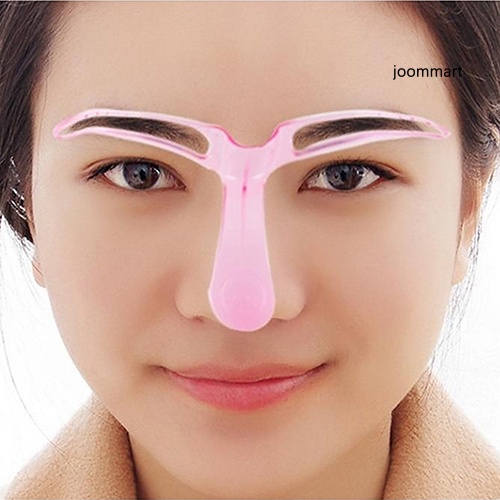 Set 3 Khuôn Kẻ Lông Mày Có Thể Tái Sử Dụng Tiện Lợi Dành Cho Nữ
