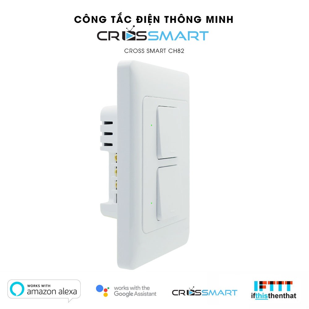 Công tắc thông minh Wifi Tuya - Cross Smart CH82