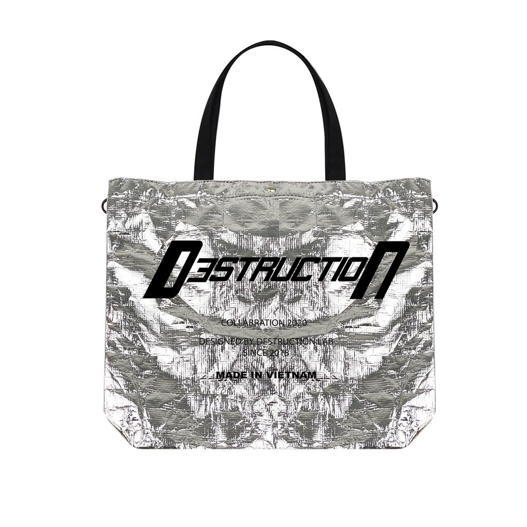 Túi tote DESTRUCTION Silver Tote