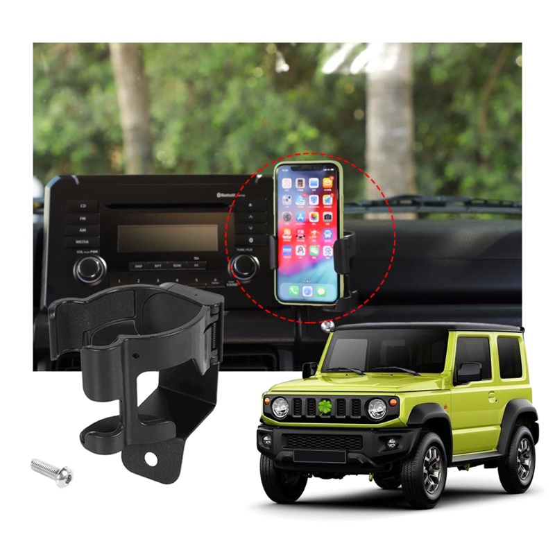 Giá Đỡ Cốc Nước / Điện Thoại Có Thể Điều Chỉnh Cho Xe Hơi