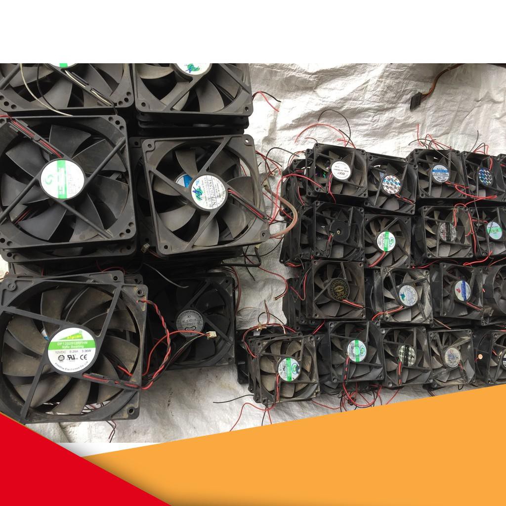 Combo 5 Cái Quạt Fan tản nhiệt 12V 8x8x2Cm dòng dưới 0.3A