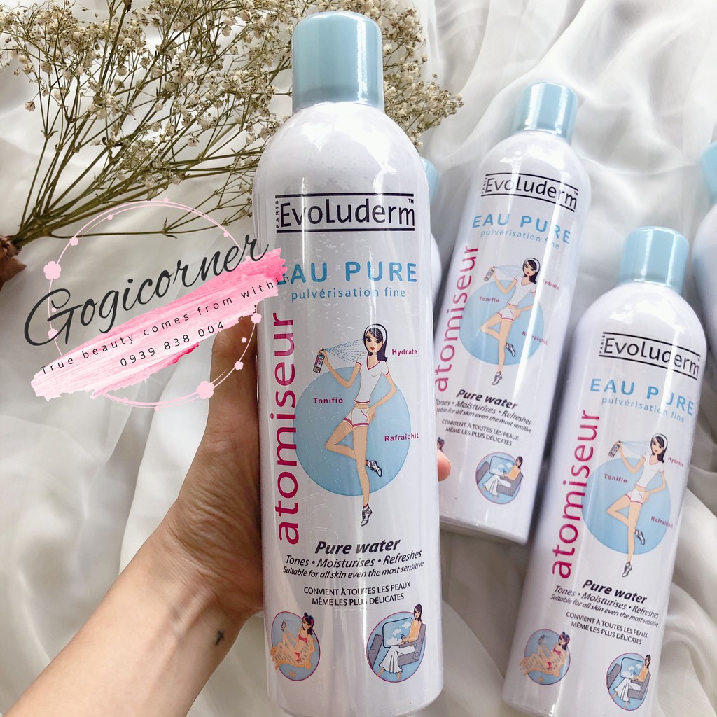XỊT KHOÁNG EVOLUDERM ATOMISEUR EUR PURE | BigBuy360 - bigbuy360.vn